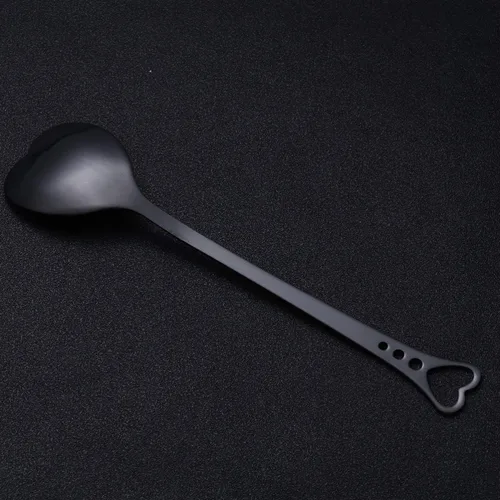 Miniatura 8 de Luxshiny Cucharas de café expreso, cuchara de postre de acero inoxidable, cucharas en forma de corazón, cucharas para helado, cuchara para mezclar