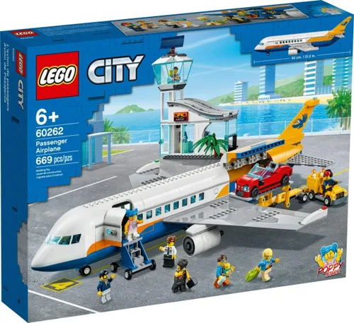 Lego 60262 City Avión de Pasajeros del Aeropuerto
