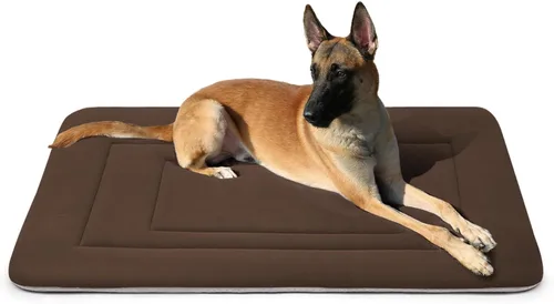 Miniatura 8 de Cama para perro, alfombrilla suave para cama de perro, 36 pulgadas, parte inferior antideslizante, lavable para perros medianos y grandes, colchón