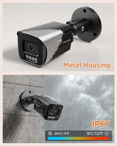 Miniatura 9 de Sistema de cámara de seguridad de 32 canales, 20 cámaras IP PoE de 5 MP, visión nocturna a color inteligente, conversación de audio de 2 vías