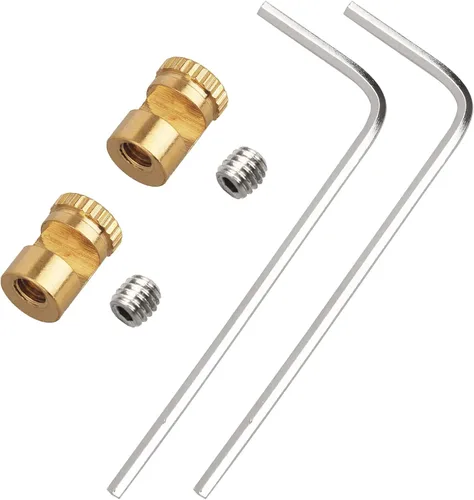 A.I.FORCE Paquete de 2 pernos de pulgar para cuchillo plegable Buck 110, botón de pulgar de repuesto universal para cuchillos de caza plegables,