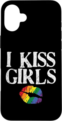Miniatura 22 de iPhone 11 I Kiss Girls Rainbow Lips Gay Lesbian Pride Flag LGBT estuche de regalo