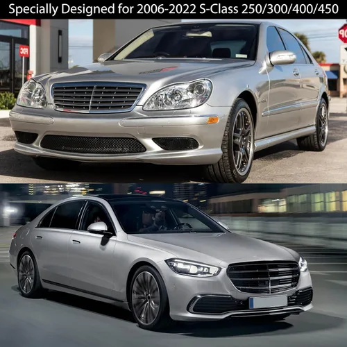 Miniatura 7 de Funda de coche para Mercedes Benz Clase S S250 S300 S350 S400 S450 2004-2025, protección contra el polvo y la nieve, impermeable, 210D, para todo