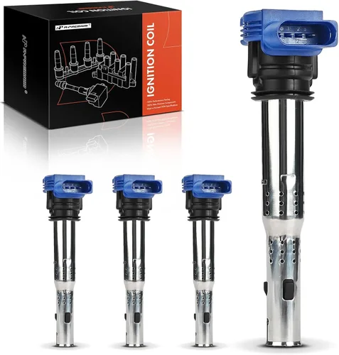 Miniatura 10 de A-Premium Paquete de 4 bobinas de encendido compatibles con vehículos Audi y Volkswagen, 1.8L 2.0L 4.2L - A3 2006-2013, A4 2005-2016, A5 A6 Q3 TT