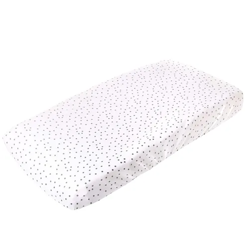 Miniatura 47 de Copper Pearl Funda de punto prémium para cambiador: suave, elegante y universal para todos los cambiadores de pañales estándar, fundas de cambiador