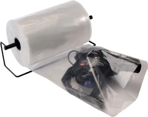 APQ - Paquete de tubos de polietileno en rollo, transparente de 3 pulgadas x 1100 pies. Bolsas de plástico ultra gruesas de 4 mil para artículos