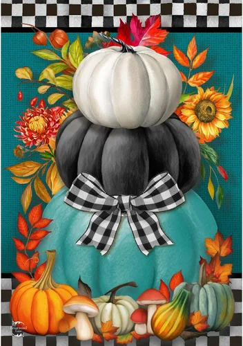 Miniatura 8 de Briarwood Lane Bandera floral de otoño para casa