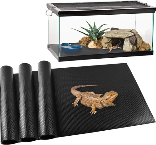 Miniatura 11 de Alfombra de Reptil, Alfombrilla de Reptil, Dragón Barbudo, Sustrato de Gecko Leopardo, Piso para Tanque de Dragón Barbudo, Serpiente, Cama