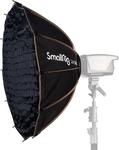 Miniatura 10 de SMALLRIG Caja de luz parabólica LA-D65 de 65 cm de liberación rápida, compatible con SmallRig RC 120D/RC 120B/RC 220D/RC220B y otras luces
