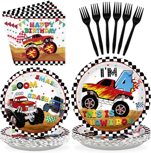 Miniatura 26 de 96 piezas de suministros desechables para fiesta de los 90 de estilo casa, platos de papel y servilletas de fiesta de los 90 con grafiti retro