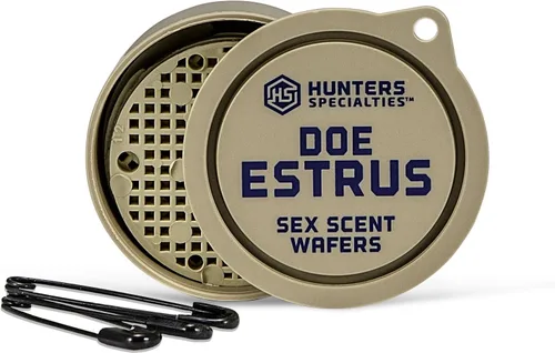Miniatura 7 de Hunters Specialties Obleas de aroma duradero para cobertura de caza - 3 obleas por paquete, 3 pines de seguridad incluidos