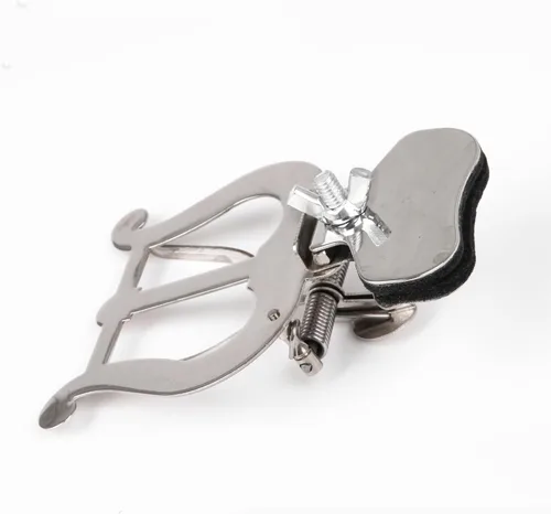 Miniatura 3 de Lovermusic Clip de chapa metálica portátil de plata Clip de página de trombón para libro de música Clip de partituras de aprendizaje accesorio