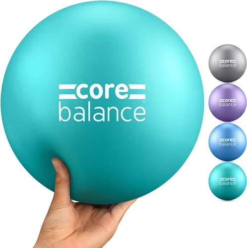 Miniatura 9 de Core Balance Pelota de pilates antiestallido de 9 pulgadas, mini pelota de ejercicio para yoga, barras, estiramiento y entrenamiento de estabilidad