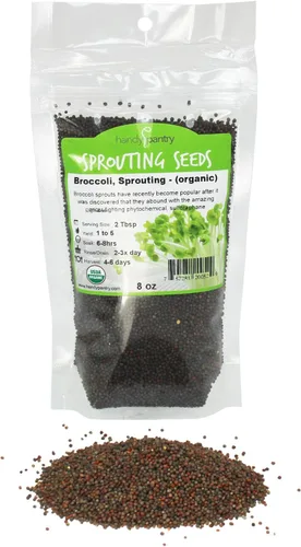 Semillas orgánicas comestibles de brócoli. de Handy Pantry. Semibles comestibles, jardinería, cultivos hidropónicos, orgánicos microverdes, cultivos