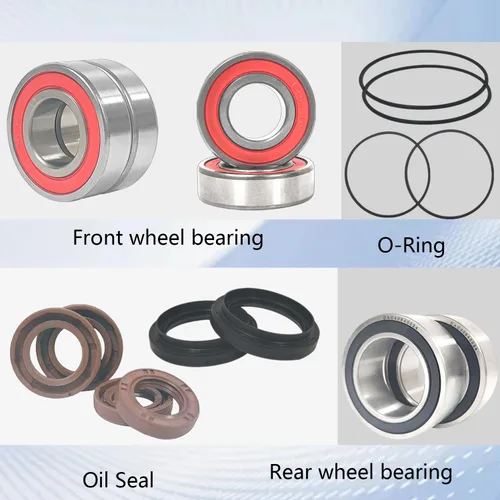Miniatura 6 de Kit de sellos de rodamiento de rueda delantero y trasero para Yamaha Raptor 700 YFZ450 YFZ450R YFZ450X 2006-2023 (16 piezas)