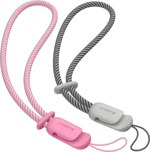 Miniatura 18 de SURPHY Paquete de 2 cordones de teléfono para funda de teléfono celular, correa de muñeca para teléfono para funda, correa de teléfono celular