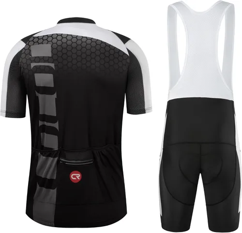 Miniatura 89 de Coconut Ropamo CR - Conjunto de camiseta de ciclismo para hombre, con cremallera y bolsillo con pantalones cortos con acolchado 4D