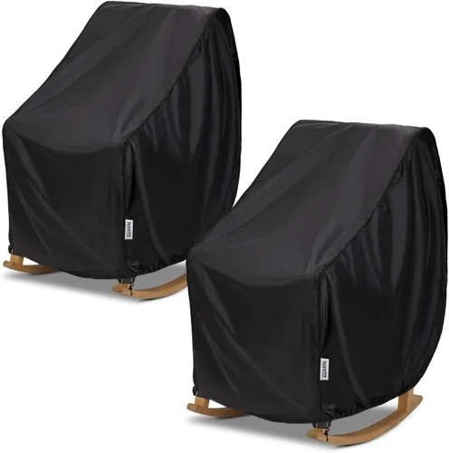 Miniatura 13 de Funda impermeable para sofá de exterior de 88W×40D×33H - Protector resistente para banco de patio de 3 plazas, se ajusta a muebles de 86-88 pulgadas