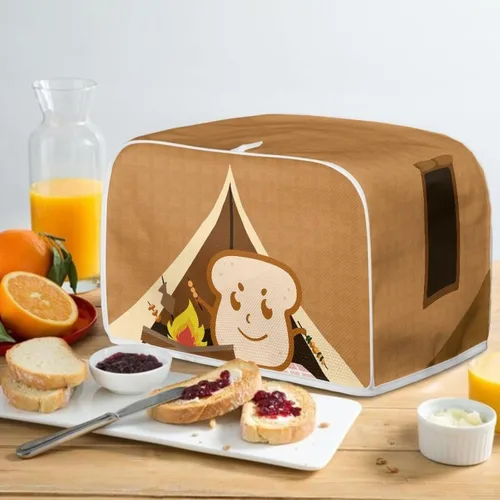 Miniatura 5 de DISNIMO Cubierta para tostadora de 2 rebanadas, tostadora de pan, cubierta a prueba de polvo, cubierta lavable para electrodomésticos pequeños