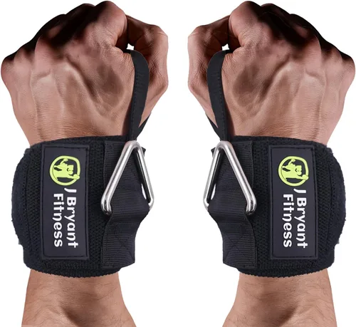 Muñequeras con anillo triangular para levantamiento de pesas, accesorio de cable de gimnasio, correas de soporte de muñeca para entrenamiento de