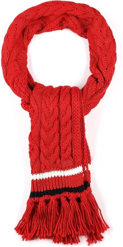 Miniatura 3 de Tommy Hilfiger Women's Cable With Stripe Scarf