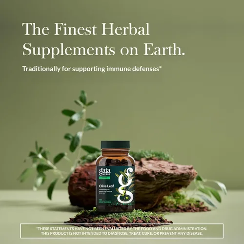 Miniatura 2 de Gaia Herbs Olive Leaf - Apoyo tradicional para la salud inmunológica, suplemento para el sistema inmunológico con extracto de hoja de oliva