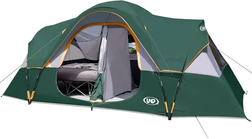 Miniatura 9 de UNP Tienda de campaña para 10 personas, tiendas familiares, fiestas, tienda de campaña para festivales de música, grande, fácil de instalar, 5