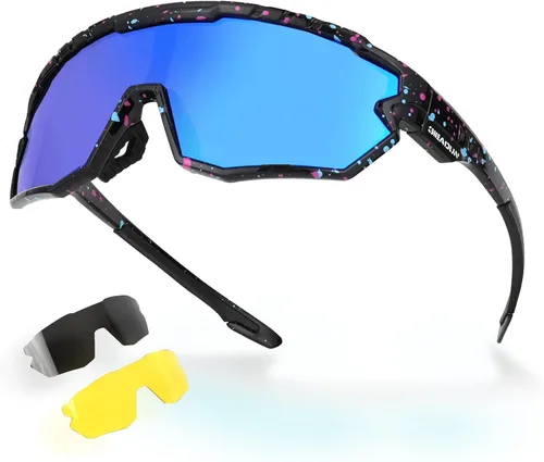 Miniatura 7 de Gafas de sol polarizadas, gafas de ciclismo para adultos y jóvenes, hombres y mujeres, gafas de protección para béisbol