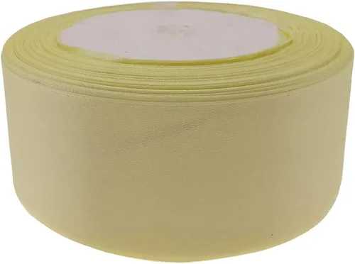 Miniatura 45 de Cinta de tela de satén de color sólido para manualidades, envoltura de regalos, lazo para el pelo, decoración de bodas
