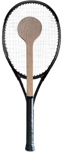 Miniatura 2 de Almencla Cuchara de tenis de madera Sweet Trainer Raqueta de tenis Práctica de bateo con precisión Puntero de tenis Mejorar la capacidad