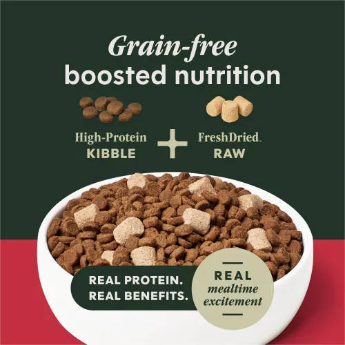 Miniatura 3 de Instinct Raw Boost Raza Pequeña, Alimento Seco Natural para Perros con Trozos Liofilizados, Alta Proteína, Receta Sin Granos - Carne de Res Real