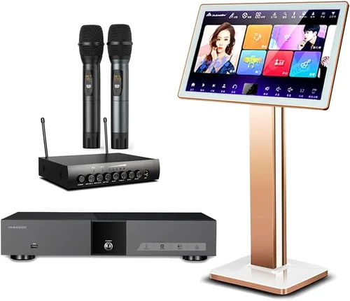 Miniatura 10 de 2025 InAndOnkod Nueva Máquina de Karaoke China KV-V5 MAX Reproductor de Karaoke, con Micrófono Inalámbrico y Mezclador, Pantalla Táctil Capacitiva