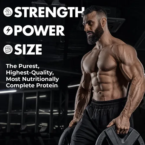 Miniatura 3 de Max Muscle Maxpro Elite - Proteína de suero en polvo, 1.06 oz de proteína, 0.00 oz de azúcar, 0.23 oz de BCAA Proteína aislada de suero filtrada
