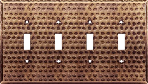 Miniatura 32 de LIDER Placa de Pared de Metal para Interruptor de Luz de Palanca, Cubierta de Interruptor de Acero Inoxidable, Resistente a la Corrosión