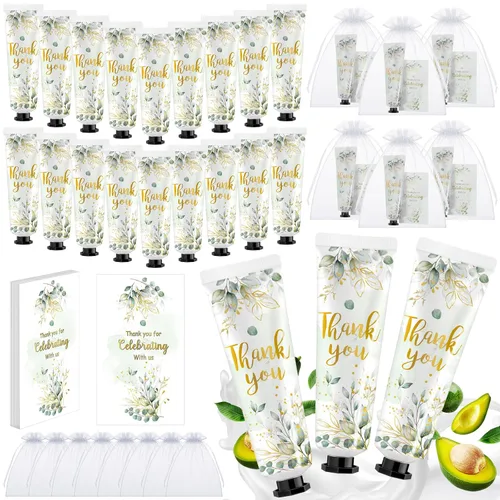 Miniatura 12 de 24 juegos de crema de manos para baby shower, elefante azul, regalos de despedida de soltera, agradecimiento, crema de manos para invitados, loción