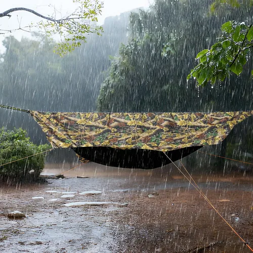 Miniatura 4 de Night Cat Tienda de Campamento con Hamaca: Hamaca Portátil y Ligera de 4 en 1 con Toldo Resistente a la Lluvia y Mosquitero para Senderismo, Selva