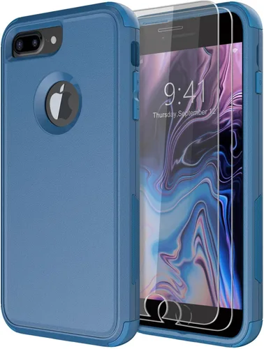 Miniatura 17 de Diverbox Funda [A prueba de golpes] [A prueba de caídas] [A prueba de polvo], Cubierta de protección resistente para teléfono para Apple iPhone 8