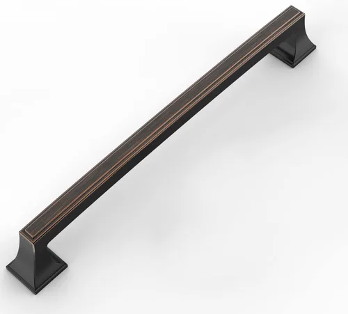 Miniatura 16 de Amerdeco ZH0010 - Paquete de 10 tiradores de gabinete de níquel satinado cepillado de 3 pulgadas (2.992 in) con agujero central para gabinetes