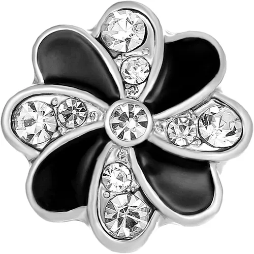 Miniatura 10 de Flower Snap Jewelry Ginger Charm 20MM Rhinestone Daisy Windmill Botón Se adapta a pulseras personalizadas, collares