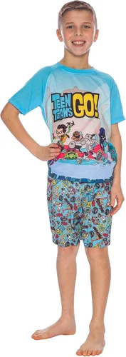 Miniatura 4 de Teen Titans Go. Corto Pajama Big Boys Chill 2 piezas