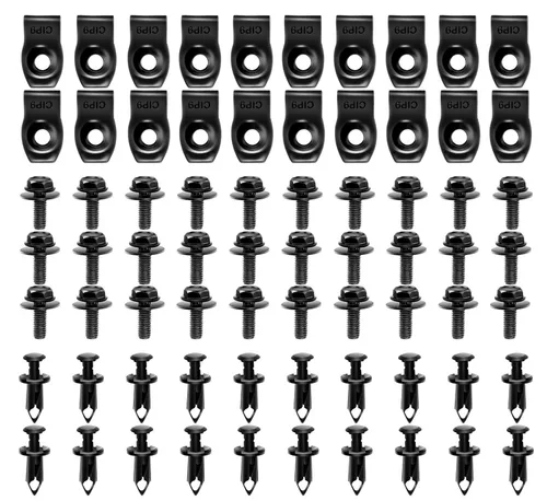 Miniatura 11 de Nilight 150 piezas de sujetadores de parachoques tipo empuje, clips de remache universales para automóviles y sujetadores para parachoques