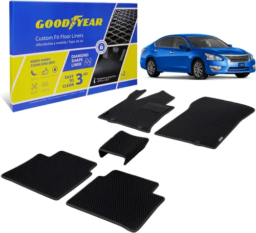 Miniatura 28 de Goodyear Alfombrillas de automóvil para todo tipo de clima, ajuste personalizado para Toyota 4Runner 10-12, juego de 5 piezas, revestimientos