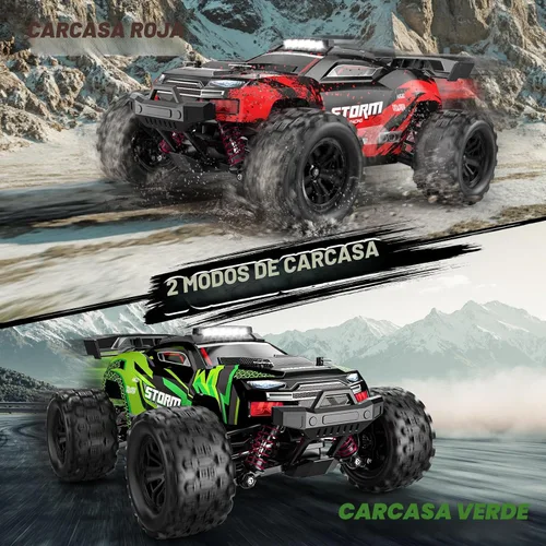 Miniatura 6 de 1:18 Coches RC, Automóvil de control remoto de 2.4GHz 4WD de alta velocidad 40 KM/H con rueda de derrape, camión monstruo todo terreno todo camino