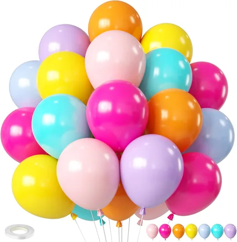 Miniatura 11 de Globos de Frozen, morados, azules, blancos y plateados, 12 pulgadas, copo de nieve, para niña, suministros de fiesta temática, temática de nieve