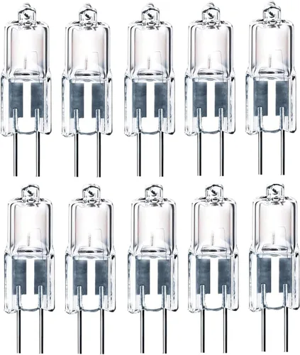 10 bombillas G4 12V 5W reemplazo JC 2 pin base halógena mesa de cocina lámpara colgante 12 voltios 5W blanco cálido paisaje escritorio iluminación