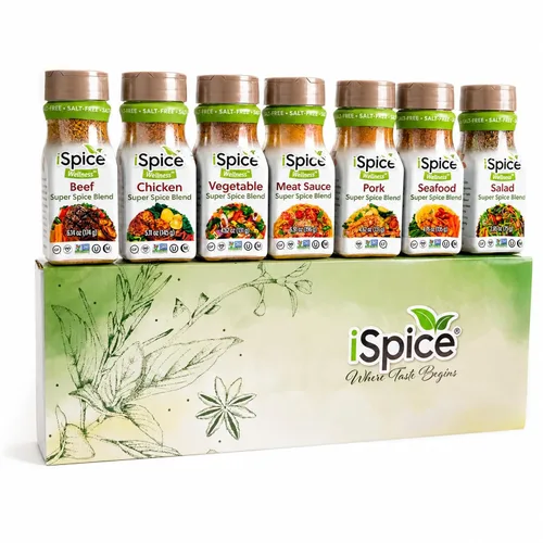 Miniatura 11 de iSpice - Sin sal Sin azúcar Mezcla de especias súper saludable 100% libre de grasa pura para pollo Todo natural Listo para usar tal cual