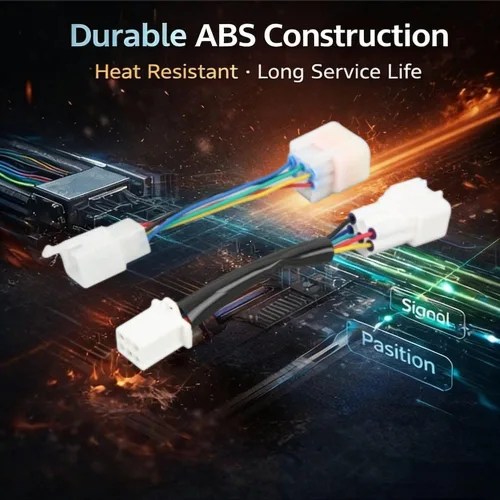 Miniatura 3 de KIMISS 2 unids controlador eléctrico motocicleta conector, 165mm/6.49in motocicleta Pasillo controlador adaptador IP67 sensible