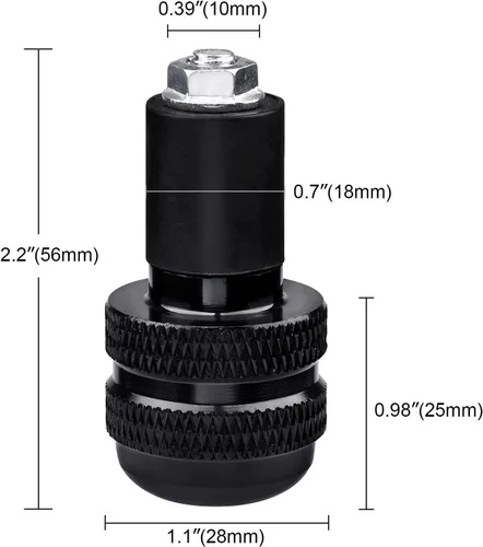 Miniatura 2 de Tapones universales para barra de motocicleta, 7/8 pulgadas, antivibración, agarre universal para la mayoría de motocicletas