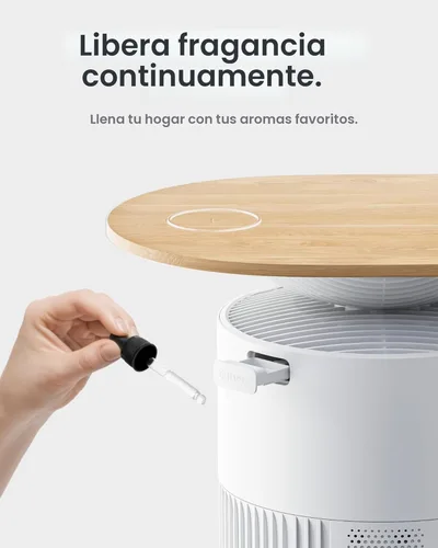 Miniatura 9 de SwitchBot Purificador de aire para el hogar, habitación grande de hasta 3620 pies cuadrados, modo mascota, materia de soporte, 21 dB, prefiltro