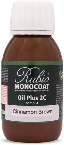 Miniatura 52 de Rubio Monocoat Muestra de Acabado de Aceite para Madera - Puro Aceite Plus Parte A Aceite de Linaza de Secado Rápido y Ecológico para Uso Pure